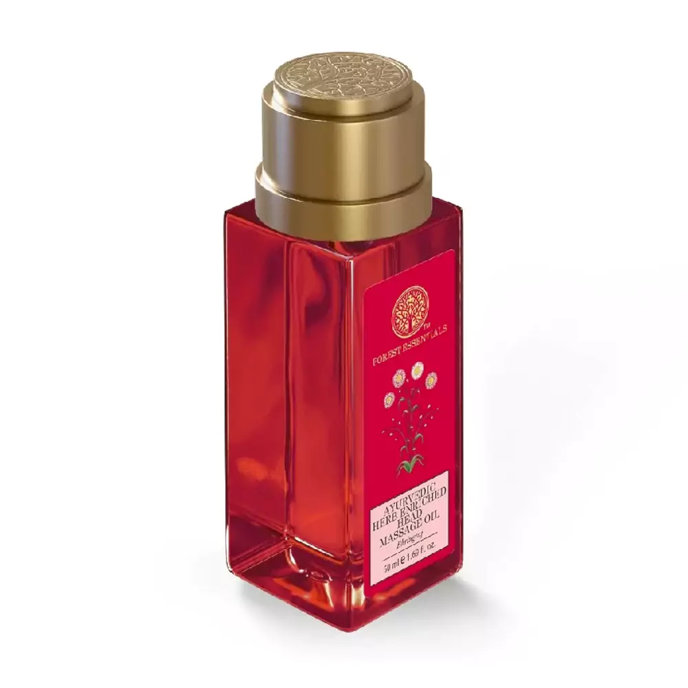 Travel Size Ayurvedic Herb Enriched Head Massage Oil Bhringraj, 50 ml-2.webp